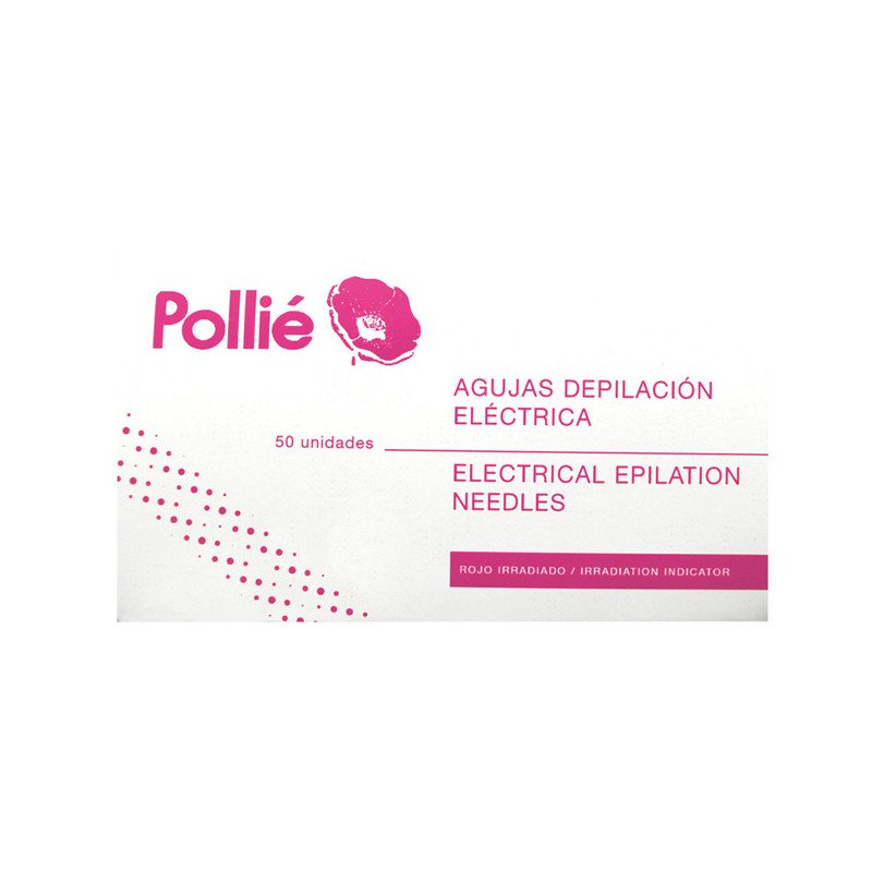 CAJA 50 AGUJAS DEPILAC.CONICAS 0,5 RECTA INOX