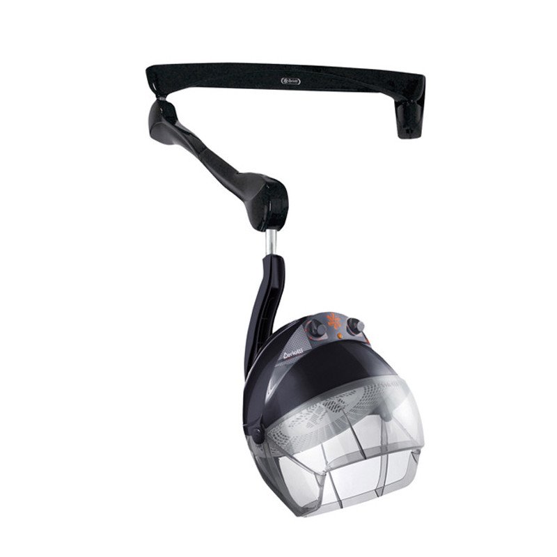 SECADOR CASCO GONG NEGRO SOPORTE PARED