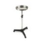 PLATO ACERO INOX. REGULABLE CON PIE Y RUEDAS