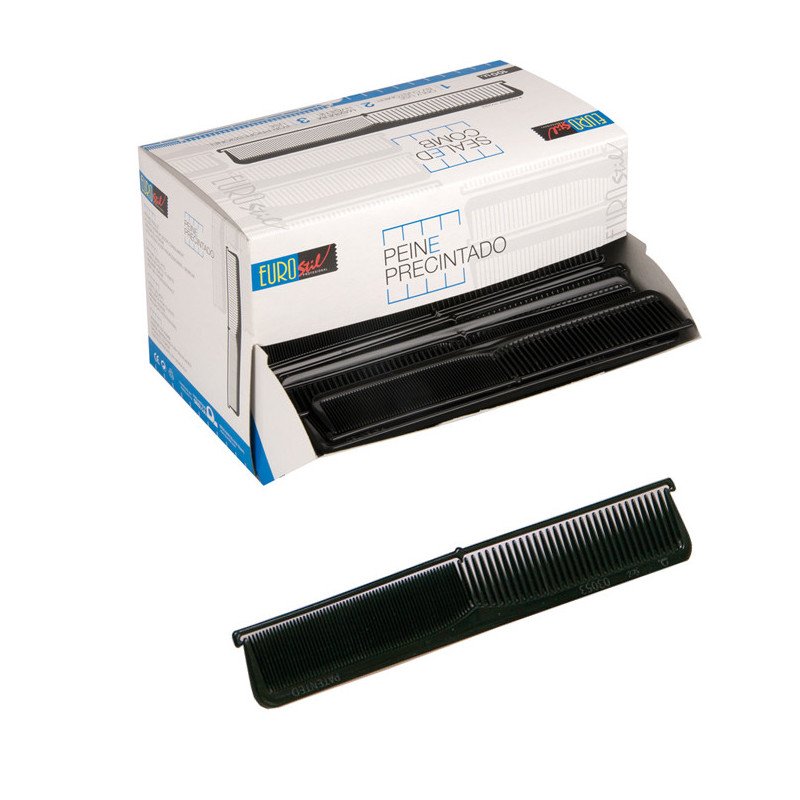 DISP.100 PEINES UN USO PRECINTADOS NEGRO