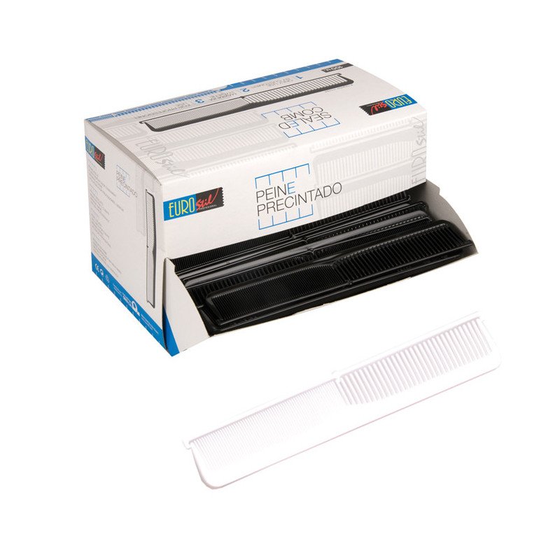 DISP.100 PEINES UN USO PRECINTADOS BLANCO