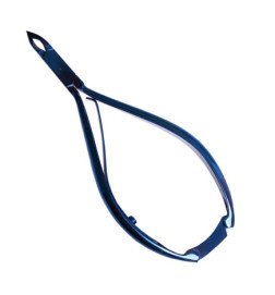 ALICATE CORTA CUTICULAS 12CM. AZUL TITANIO