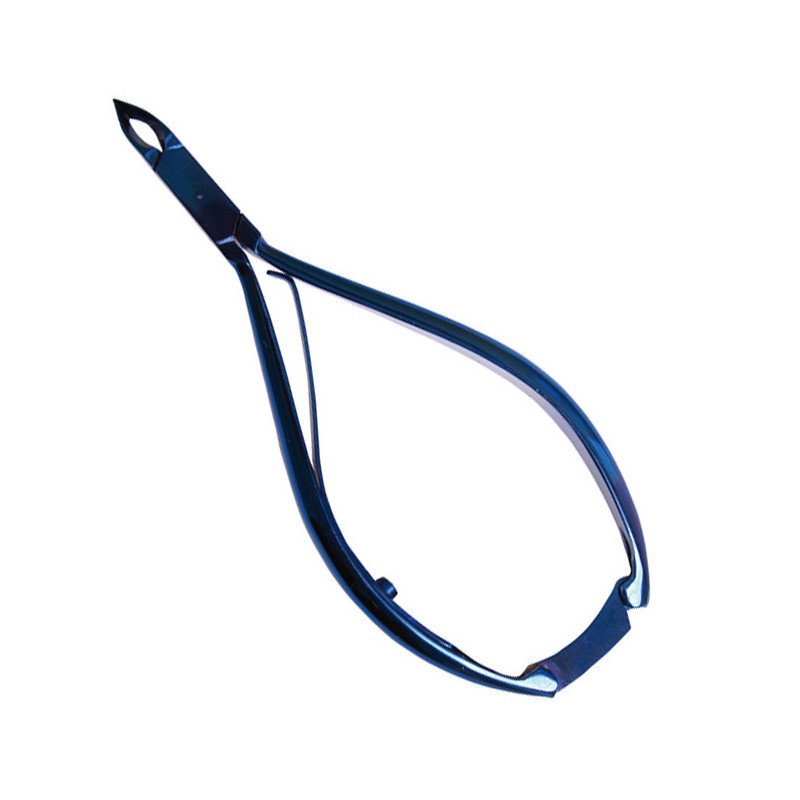 ALICATE CORTA CUTICULAS 12CM. AZUL TITANIO