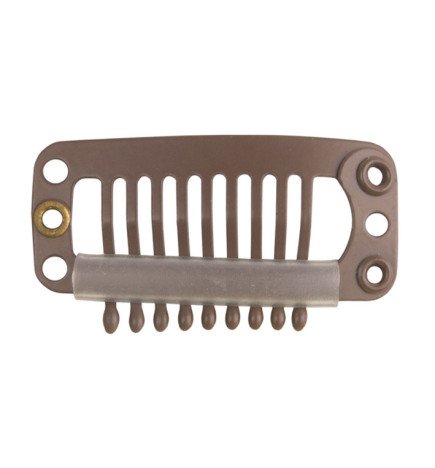 BOL.4 CLIPS 3,2 CM.GRANDES EXTENSIONES MARRON