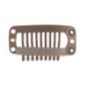 BOL.4 CLIPS 3,2 CM.GRANDES EXTENSIONES MARRON
