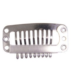 BOL.4 CLIPS 3,2 CM.GRANDES EXTENSIONES PLATA