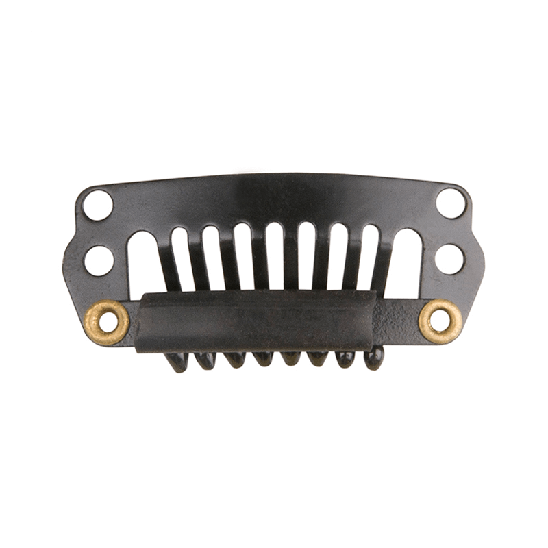 BOL.4 CLIPS 2,8 CM.MEDIANOS EXTENSIONES NEGRO