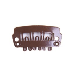BOL.4 CLIPS 2,2 CM.PEQ.EXTENSIONES MARRON