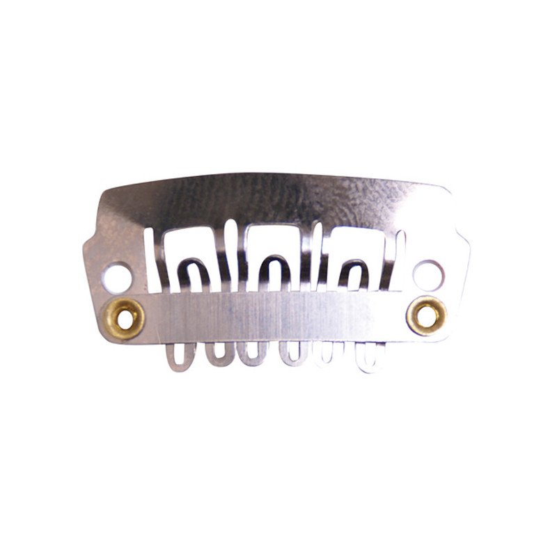 BOL.4 CLIPS 2,2 CM.PEQ.EXTENSIONES PLATA