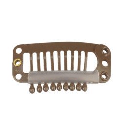 BOLSA 50 CLIPS 2,8 CM. EXTENSIONES MARRON