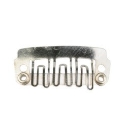 BOLSA 50 CLIPS 2,2 CM. EXTENSIONES PLATA