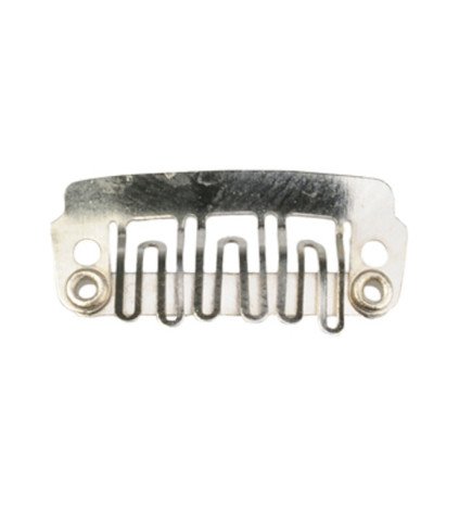BOLSA 50 CLIPS 2,2 CM. EXTENSIONES PLATA