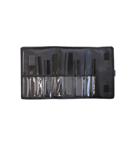 ESTUCHE PROFESIONAL 9 PEINES CON CIERRE