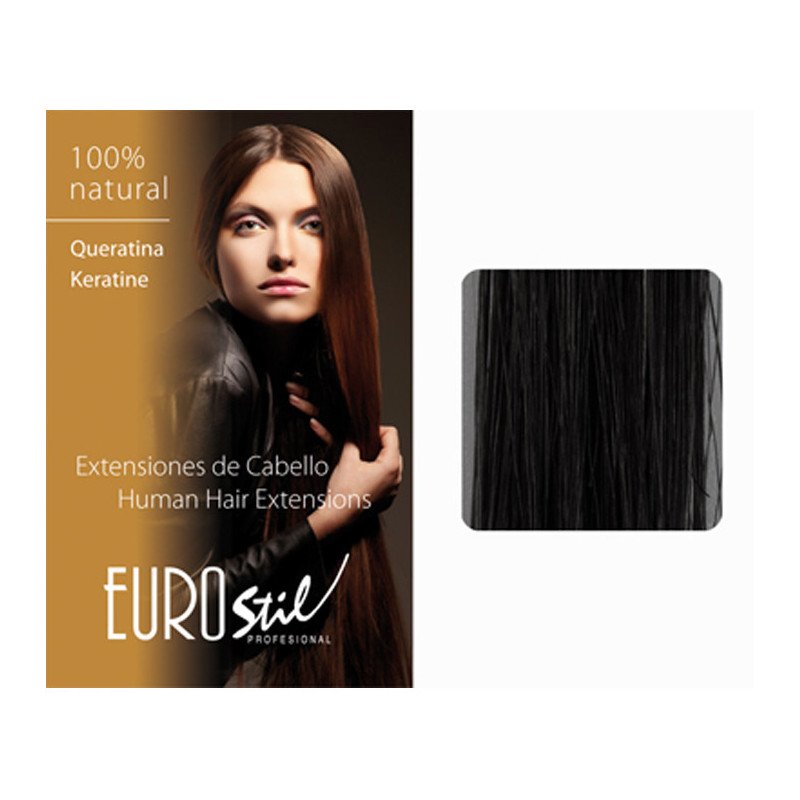 PACK 20 EXT.REMY NEGRO-1 CABELLO NATURAL 50 CM