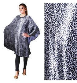 CAPA CORTE LEOPARDO BLANCO NEGRO 147 X 128