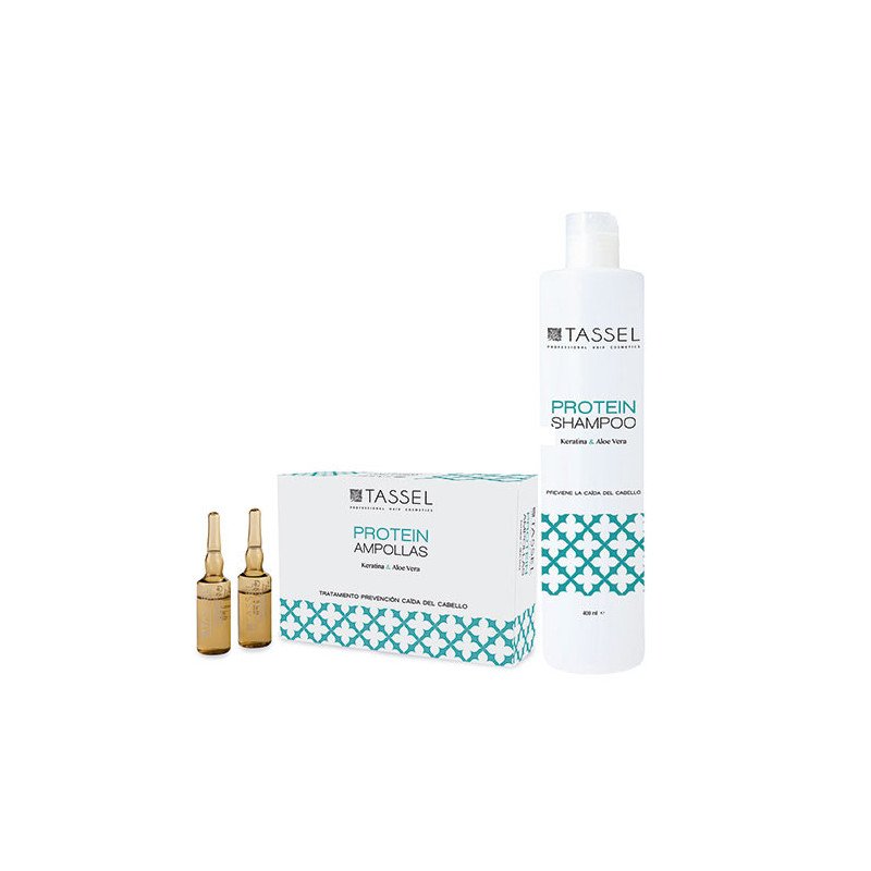 PACK ANTICAIDA DE 12 AMPOLLAS CON CHAMPU 400ML