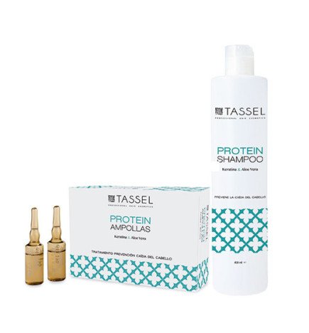 PACK ANTICAIDA DE 12 AMPOLLAS CON CHAMPU 400ML
