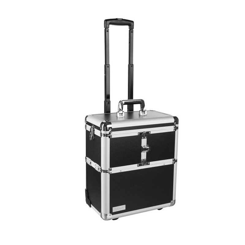 MALETA TROLLEY NEGRA 36X22X42CM