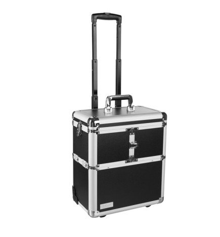 MALETA TROLLEY NEGRA 36X22X42CM