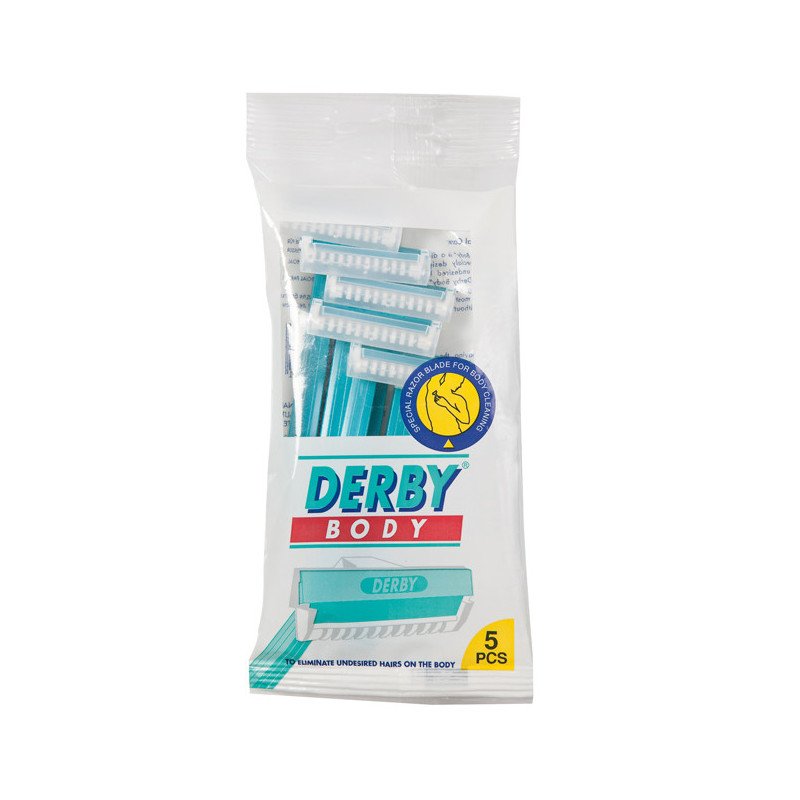 BOLSA 5 CUCHILLAS AFEITAR CUERPO C/PEINE PROTE