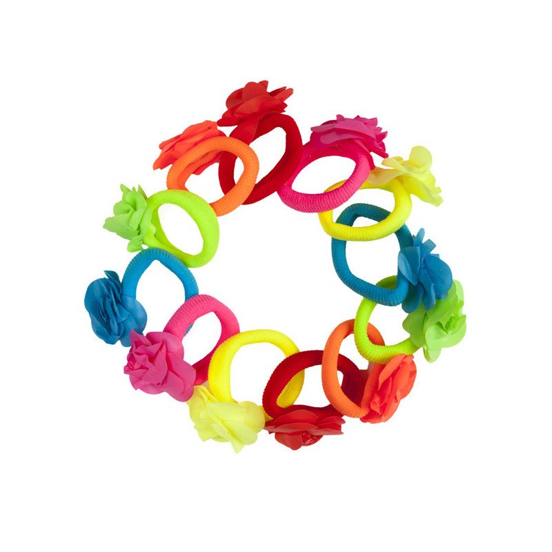 BOLSA 12 COLETEROS PEQUEÑOS FLOR FLUOR COLORES