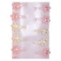 BOLSA 12 RANITAS FLOR 6 PETALOS ALGODON COLOR.