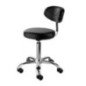 SILLA NEGRA CON RESPALDO Y REGULACION