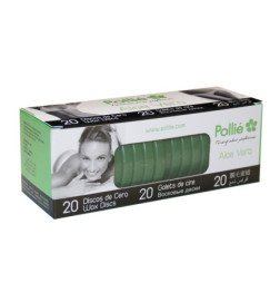 CAJA 20 DISCOS DE CERA ALOE VERA