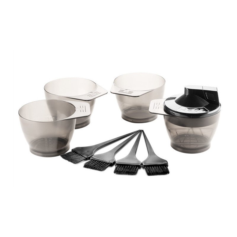 MEZCLADOR TINTE RECARGABLE CON 4 BOLS
