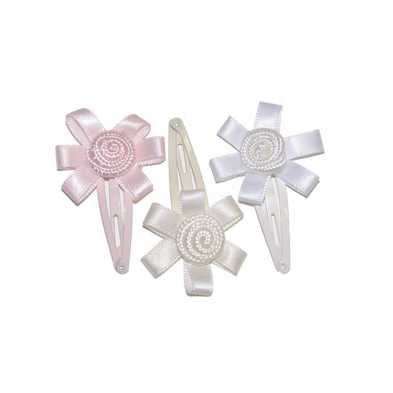 CART.12 RANITAS 4CM ROSITA SATEN BLC,MARF,ROSA