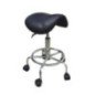 SILLA RODEO BASE METAL NEGRO