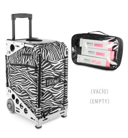 BOLSA PELUQUERIA CON RUEDAS ZEBRA