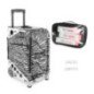 BOLSA PELUQUERIA CON RUEDAS ZEBRA