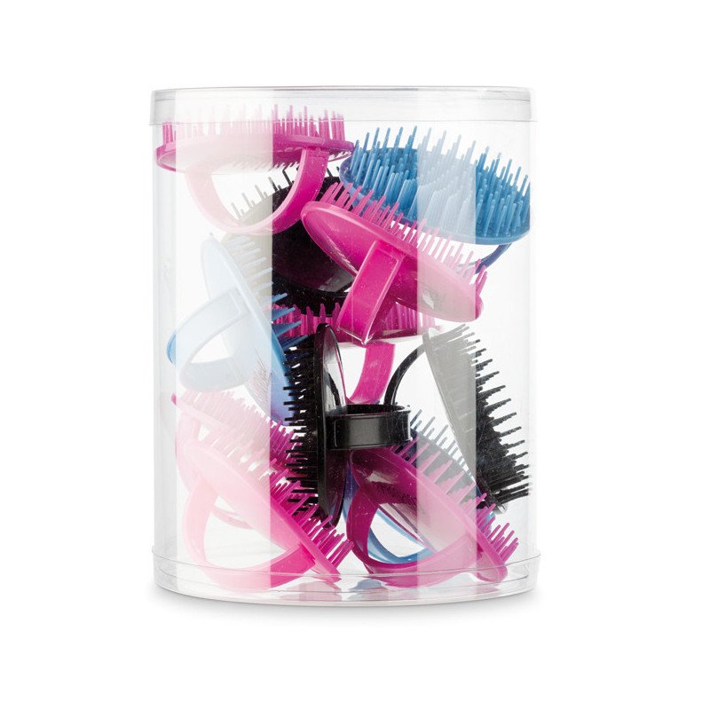 BOTE 12 CEPILLOS COLORES MASAJE