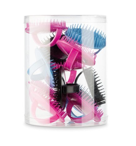 BOTE 12 CEPILLOS COLORES MASAJE