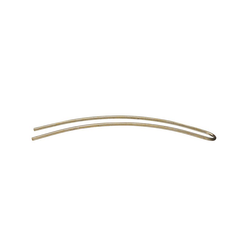 BOL.6 HORQUILLAS BRONCE CURVA.MOÑO LISA 95MM