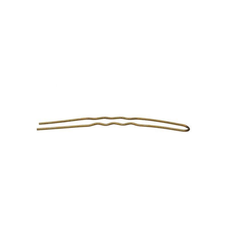BOL.10 HORQUILLAS BRONCE CURVA.MOÑO ONDUL.75MM