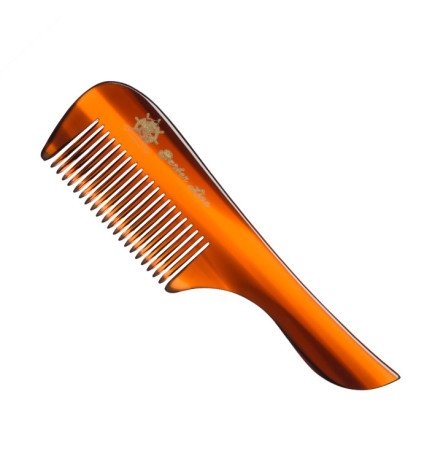 PEINE CONCHA MANGO LARGO 8 CM.BARBA - BIGOTE