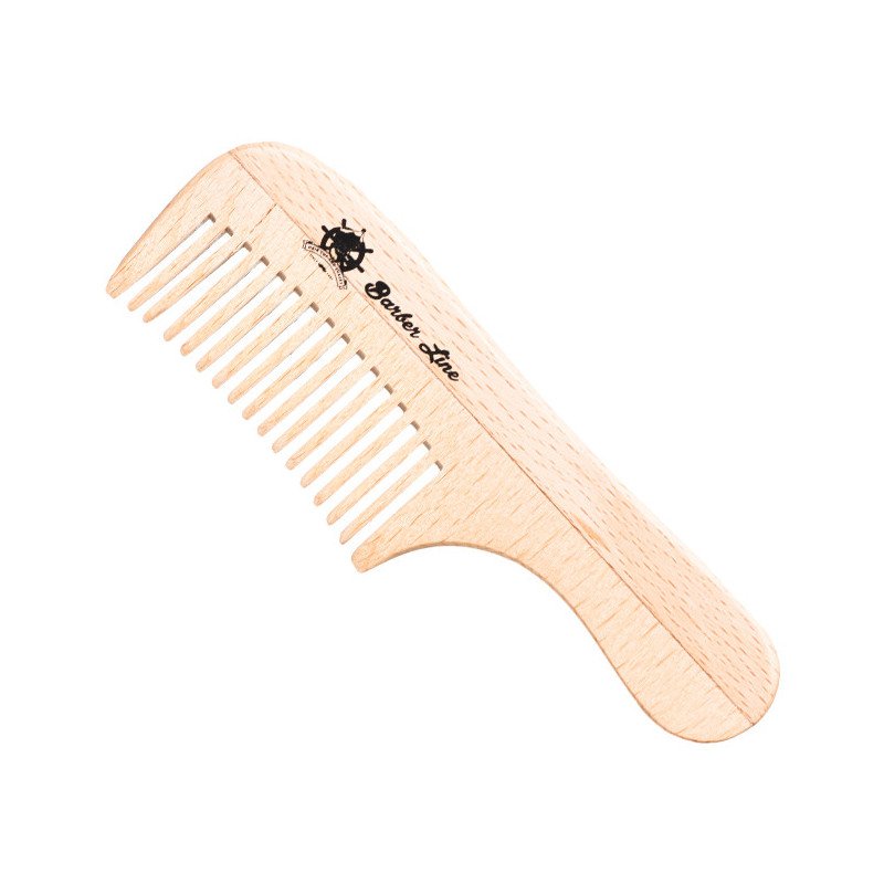 PEINE MADERA MANGO 10 CM. BARBA - BIGOTE