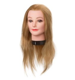 CABEZA MANIQUI PELO RUBIO NATURAL 45-50 CM.