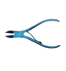 CORTA UÑAS MANICURA 11 CM. AZUL TITANIO