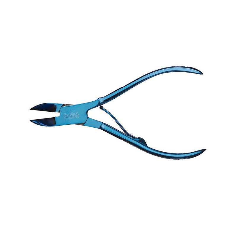 CORTA UÑAS MANICURA 11 CM. AZUL TITANIO