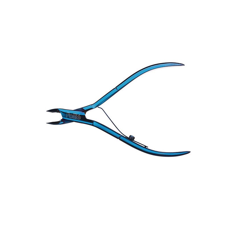 ALICATE CORTA CUTICULAS 11CM. AZUL TITANIO