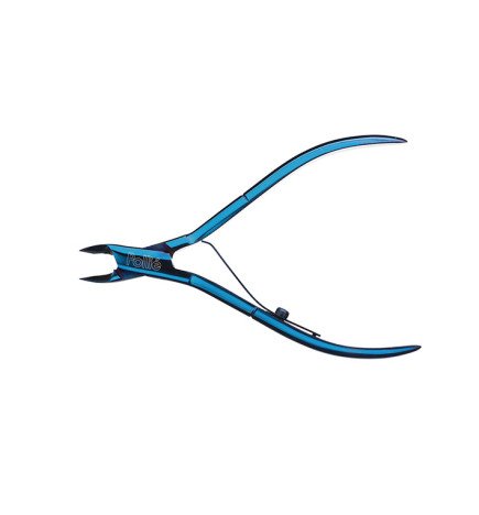 ALICATE CORTA CUTICULAS 11CM. AZUL TITANIO