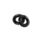 PACK DE 2 GOMAS ESPIRAL PEQUEÑA 35MM NEGRAS