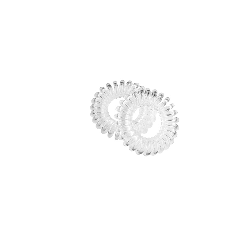 PACK 2 GOMAS ESPIRAL PEQUEÑA 35MM TRANSPARENTE