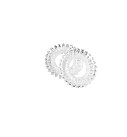 PACK 2 GOMAS ESPIRAL PEQUEÑA 35MM TRANSPARENTE