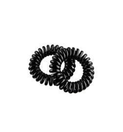 PACK DE 2 GOMAS ESPIRAL MEDIANA 45MM NEGRA