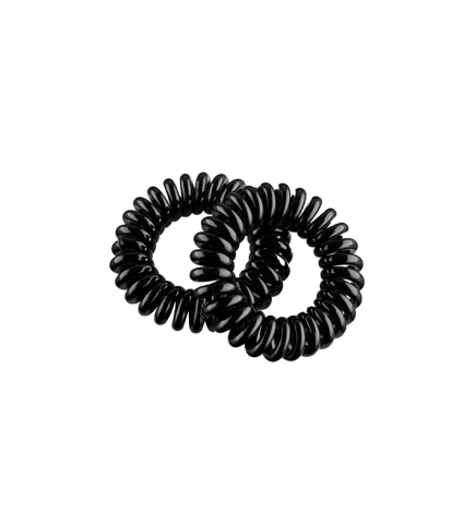 PACK DE 2 GOMAS ESPIRAL MEDIANA 45MM NEGRA