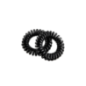 PACK DE 2 GOMAS ESPIRAL MEDIANA 45MM NEGRA